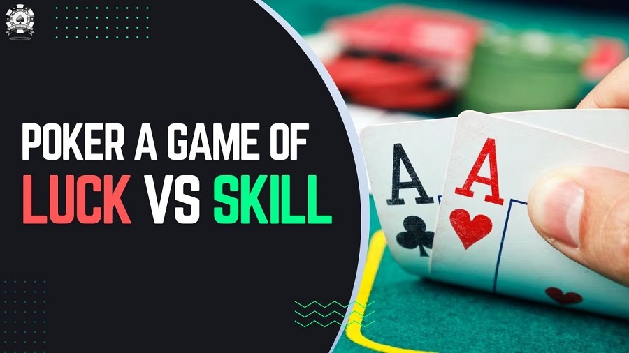 chance au poker vs compétence
