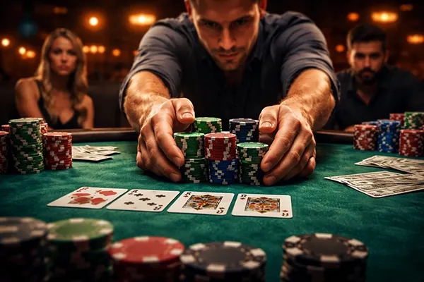 Aggressive poker play