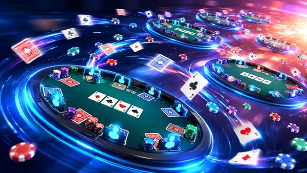Online poker session